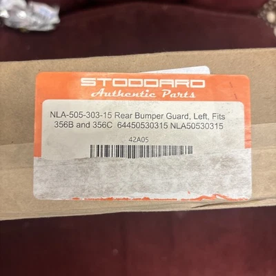 Protector parachoques trasero izquierdo cromado Porsche 356 356B 356C 60-65 NLA 505 303 15,  Foto 1 de 4