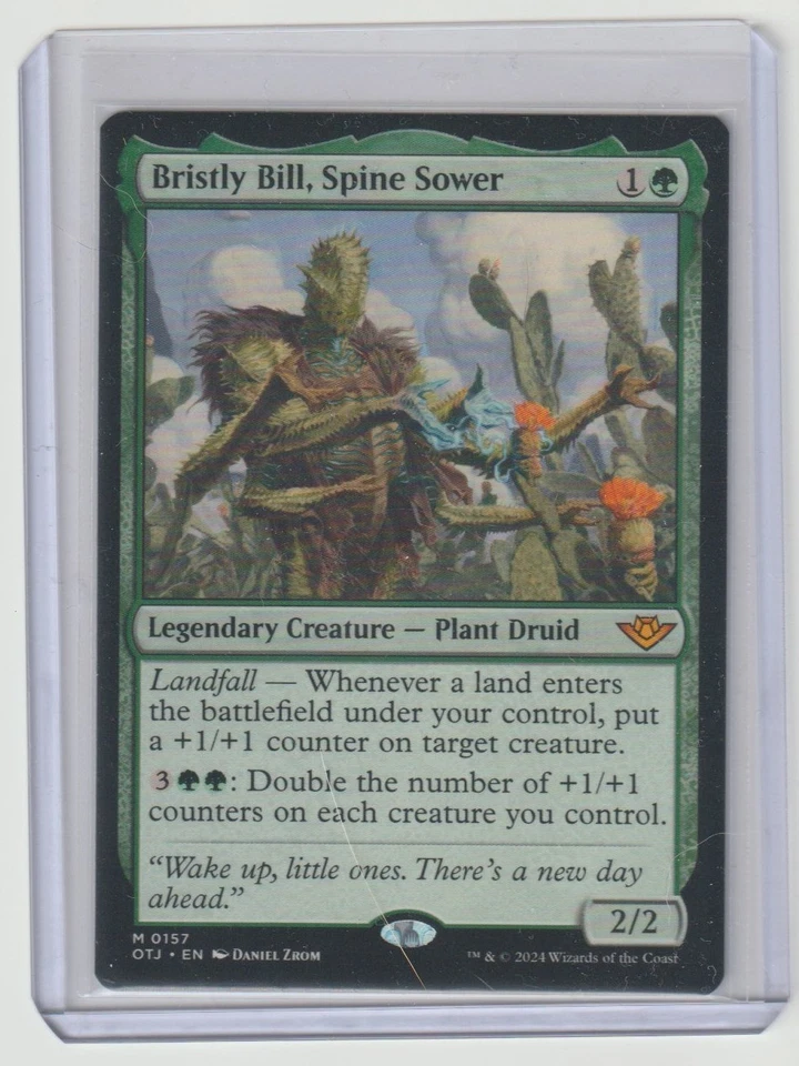 Outlaws of Thunder Junction / Bristly Bill Spine Sower Mythic card / MTG  / NM - Image 1 of 1