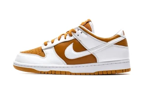 Nike Herren Turnschuhe Dunk Low Weiß Reverse Curry Turnschuhe - Größe 8 - Bild 1 von 7