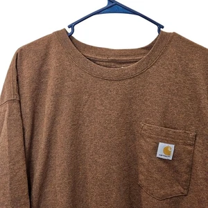 T-shirt uomo Carhart con tasca vestibilità ampia, taglia 2XL - Foto 1 di 8