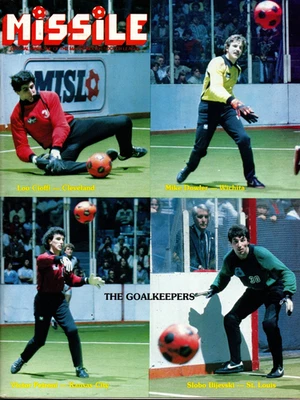 MISSILE - 1982-83 OFFICIAL MAGAZINE OF THE MAJOR INDOOR SOCCER⚽GAME DAY PROGRAM - Image 1 of 2