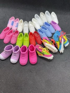 Vintage Barbie Shoe Lot All Athletic Sneakers Reebok Assorted Lot - Picture 1 of 3