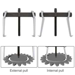 8" 2-Jaw Gear Puller, Internal External for Removal of Pulleys Flywheels Bearing - Picture 1 of 10