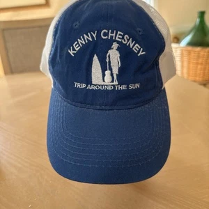 Kenny Chesney Mütze Kappe Riemen hinten blau Trip Around The Sun Tour Musik verstellbar - Bild 1 von 3