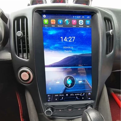 car radio Bluetooth For Nissan 370Z 2008-2019 tesla style screen apple carplay — 第 1/4 张图片
