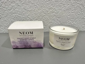 Neu im Karton Neom Perfect Night's Sleep Duftkerze 2,6oz/75g Lavendel Basilikum Jasmin - Bild 1 von 12