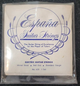 VTG España Monel Electric Guitar Strings Set No 620 Ball End W Germany NOS - Picture 1 of 8