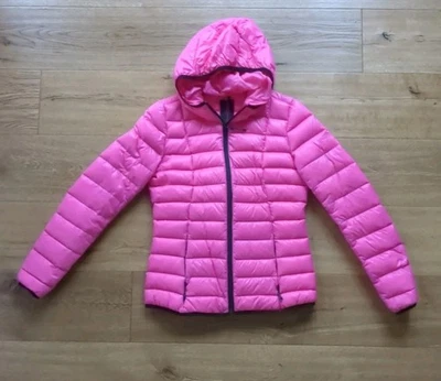 Tom Tailor Daunen Jacke Steppjacke Winterjacke Skijacke Pink Schwarz S 170 W Neu - Bild 1 von 4