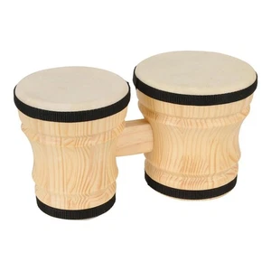 Rhythm Band Kiln-dried Hardwood Bongo Drums - Picture 1 of 3