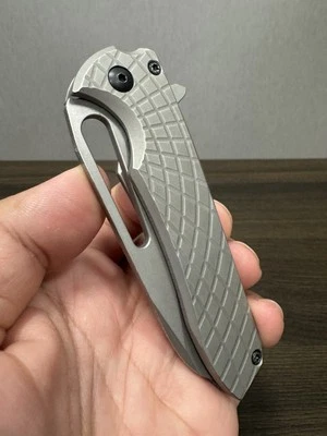 Gavko Midtech Mako Midtech Titanium USA Knife Folder 154CM Blade - Image 1 of 4