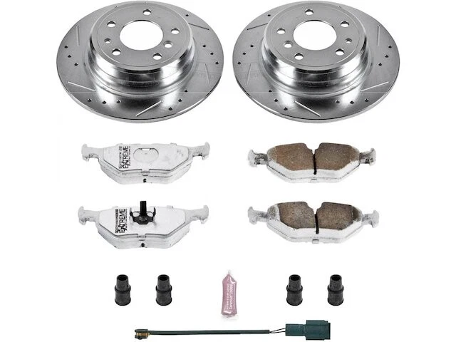 Kit de pastillas de freno trasero y rotor para BMW 525i 1990-1995 1991 1992 1993 1994 CR149GQ Foto 1 de 1