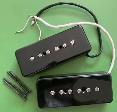 Bridge & Neck P90 Pickups Set from 2017 Fender Mustang P90s - Image 1 of 4