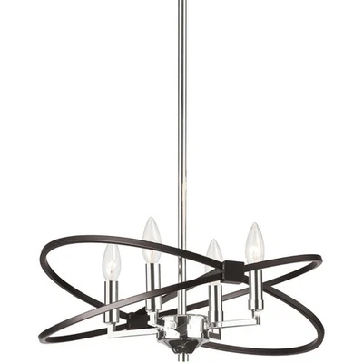 Lámpara de araña Paloma Dainolite Lighting PAL-184C-PC-MB Foto 1 de 4