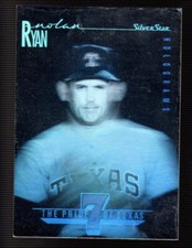 1991 SilverStar HOLOGRAM #2 Nolan Ryan (EX-MT+) TEXAS RANGERS
