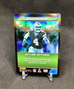 2022 Panini NFL FIVE TCG “SHARPEN FOCUS” HOLO SSP FEATURING DAK PRESCOTT #R163