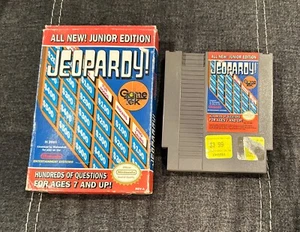 Jeopardy Junior Edition Nintendo NES ~ In Original Box! ~ Fast Shipping! ~ LQQK - Picture 1 of 10