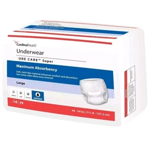 Sure Care Incontinence 16 Briefs Large Super Protection Overnight Adult Diaper - Picture 1 of 9