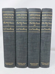 1939 Antique History Set "Abraham Lincoln, The War Years" Volumes I-IV - Bild 1 von 8
