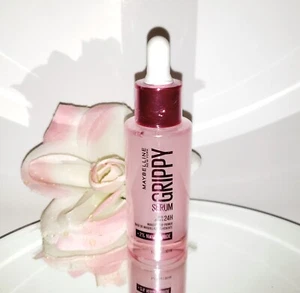Maybelline Grippy Serum 24Hr Face Makeup Grip Primer + 2% Niacinamide 1oz 30ml - Picture 1 of 1