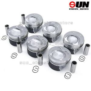 6x MAHLE Φ89.01mm / Φ20mm Pistons Rings Set For Audi Q7 VW Passat R36 CC 3.6 VR6 - Picture 1 of 7