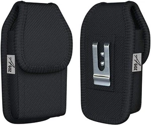 AGOZ Heavy Duty Rugged Belt Clip Loop Pouch With Otterbox Defender case on it - Picture 1 of 10