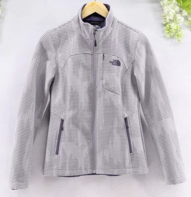 Chaqueta para mujer The North Face Apex Bionic Soft Shell gris púrpura lunares talla S/M Foto 1 de 4