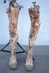 RedHead Bone-Dry Men's US 12 MAX4 Camo 600g Thinsulate Hip Wader Lug Sole Boot - Picture 1 of 17