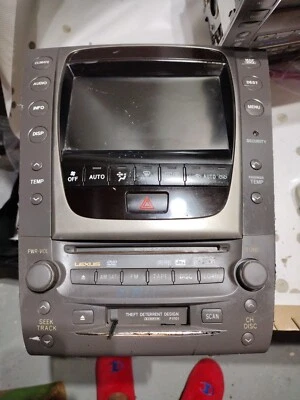 👍 2006-2011  LEXUS GS300 GS350 GS430 GS450 GS460 RADIO GPS NAVI CD TAPE PLAYER  - Image 1 of 4