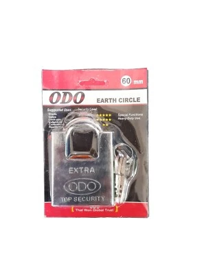 60 mm Extra Heavy Duty Padlock Lock With 3 Key Anti-Prying Top Security#5621 - image 1 of 4