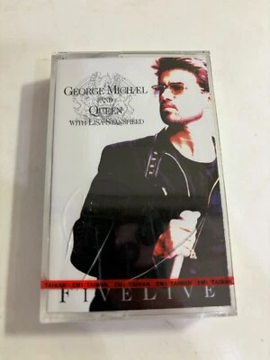 George Michael & Queen Lisa Stansfield FIVE LIVE 93 Taiwan Promo Cassette Sealed - Bild 1 von 4