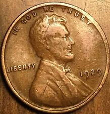 1929 USA LINCOLN WHEAT SMALL CENT PENNY