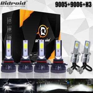 For Toyota Corolla 2001-2004 LED Headlight Hi/Lo + Fog Light 6x Bulbs Combo Kit - Picture 1 of 12