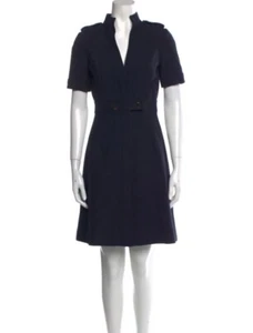 TORY BURCH MOCK NECK MINI DRESS RIMONA DRESS MSRP $495 Size 0 - Picture 1 of 14