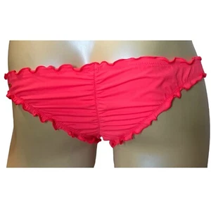 Victoria's Secret Hot Pink Ruffle Itsy Swim Bottom - Picture 1 of 2