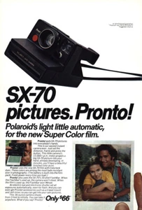 1976 Polaroid: SX70 Pictures Pronto Vintage Print Ad - Bild 1 von 1