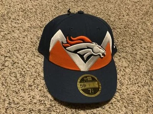 Denver Broncos New Era 2019 NFL Draft Low Profile 59FIFTY Fitted Hat Size 7 1/4 - Picture 1 of 6