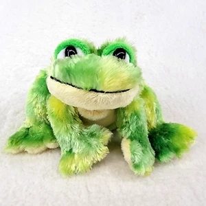 Ganz Webkinz Tie Dye Frog 10” Plush Green HM162 No Code Stuffed Animal Leap Year - Picture 1 of 11