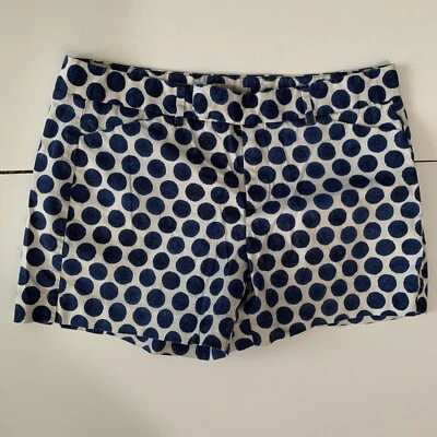gap shorts Blue White Polka Dots Size 4 Small Cotton Spandex Blend - Image 1 of 4