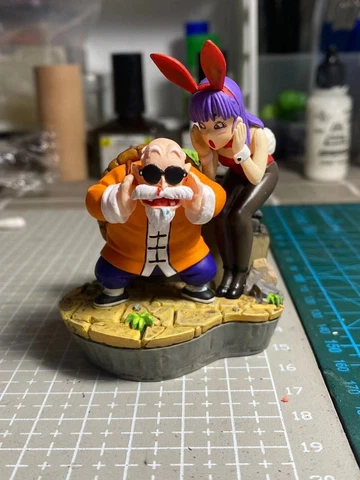 custom dragonball  hg  ROSHI  Bulma gk  figure hg scale Cover