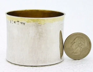 Swedish Sterling Silver Toasting Coin Cup Marked Herdin c1821 1778 fortplantad - Picture 1 of 10