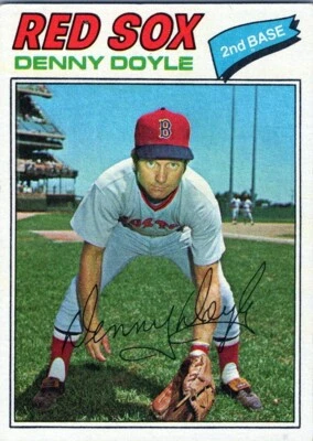 1977 Topps #336 Denny Doyle Boston Red Sox EX - Image 1 of 2