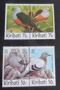 Kiribati 1997 Asia 97 Estampilla Exposición aves paloma SG548/51 usado como foto - Imagen 1 de 1
