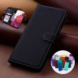 Magnetic Leather Card Wallet Flip Phone Case For Huawei Mate 20 Pro Nova 9 8i 5T - Picture 1 of 60