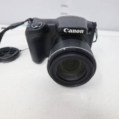 Canon PowerShot SX420 IS Digital Camera Black 42x Zoom Tested Working - Image 1 of 4