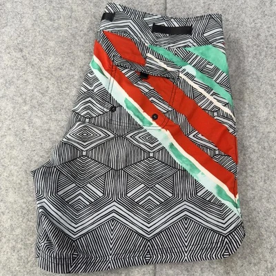 Prana Silvana Boardshorts Women's Small Lava Glow Caribou Drawstring Swim Short - Image 1 of 4