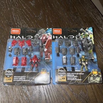 Mega Construx HALO Mark 1 Prototype - Mark - Set of 2 Exosuit NEW - Image 1 of 3