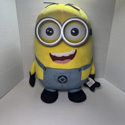 DESPICABLE ME 2 MINION DAVE habla ilumina los ojos pop out juguetes de peluche Thinkway 15” Foto 1 de 4
