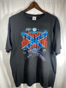 Vintage Lynyrd Skynyrd Biker T Shirt Adult X Large Black Mens XL - Picture 1 of 21