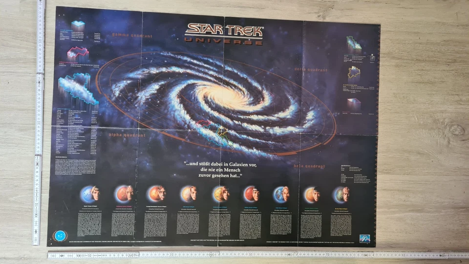 Plakate 80/90er Jahre: STAR TREK Universe, Videothek, 83x59cm - Bild 1 von 1