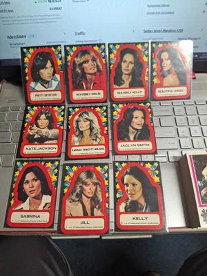 Charlie's Angels trading cards (1977) 49 out of 55 Cards Also With 10 Stickers - Image 1 of 2